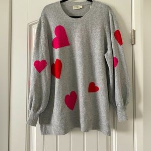 GUC Terra & Sky Heart sweater. Size 2x